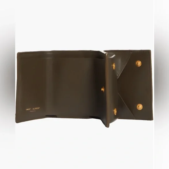 Saint Laurent Tiny Mateless Origami Trifold Wallet - Picture 3 of 6